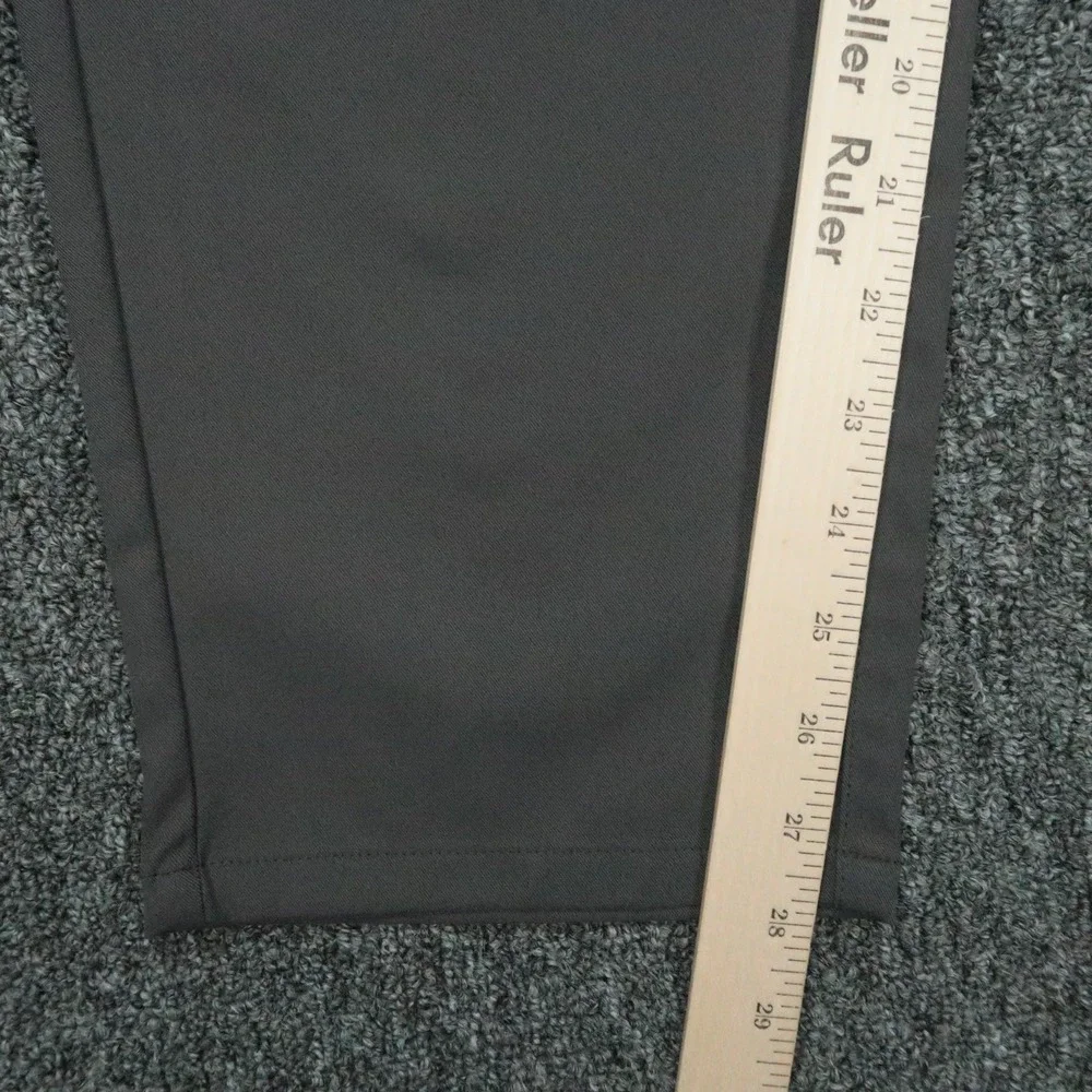 Jack Archer Pants Men 40x28 Charcoal Jetsetter Straight Zip Pocket Golf Travel